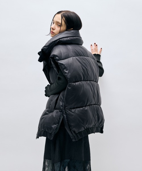 セール】ボリュームオーバーサイズ中綿ベスト（ダウンベスト）｜AIC