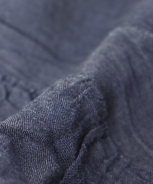 Cepica（セピカ）の「ギャザースリーブブラウス（シャツ/ブラウス・レディース・ブルー/ネイビー・FREE）」の22枚目の写真