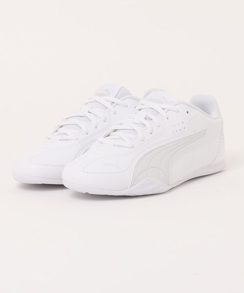 PUMA(プーマ)の「PUMA プーマ CATCH【軽量】レディーススニーカー 薄底 ロープロファイル(キャッチ)(スニーカー・レディース・ホワイト/ホワイト×ブラック/ブラック×ホワイト・22.5cm/23.5cm/24.5cm/23.0cm/24.0cm/25.0cm)」の1枚目の写真