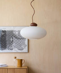 journal standard Furniture (ジャーナルスタンダードファニチャー)のLUCCA PENDANT LAMP WALNUTS ルッカ ペンダントランプ(照明)