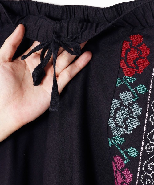 チャイハネ（チャイハネ）の「【チャイハネ】グルイム刺繍MEN'Sパンツ（その他パンツ・メンズ・ホワイト/ブラック・FREE）」の13枚目の写真