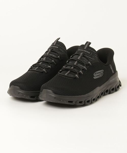 SKECHERS(スケッチャーズ)の「【別注】スケッチャーズ GLIDE-STEP - NOXUS 限定コラボ(スニーカー・メンズ・ブラック×ブラック・25.0cm/26.0cm/27.0cm/28.0cm/25.5cm/26.5cm/27.5cm)」の1枚目の写真