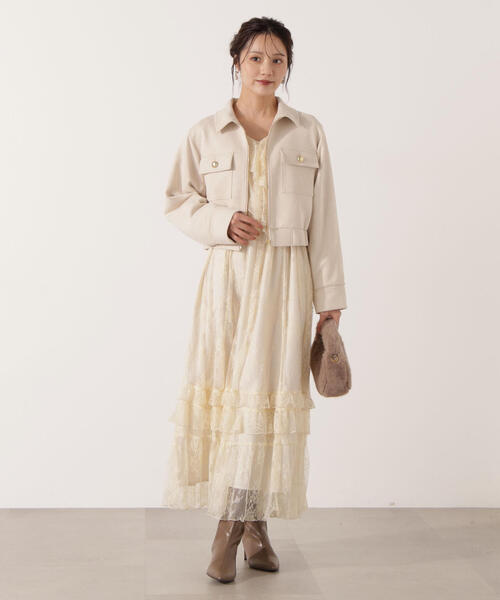 PROPORTION BODY DRESSING(プロポーションボディドレッシング)の「フェイクスエード調ブルゾン / 1215255012(ブルゾン・レディース・ブラウン/ベージュ・MEDIUM/SMALL)」の13枚目の写真