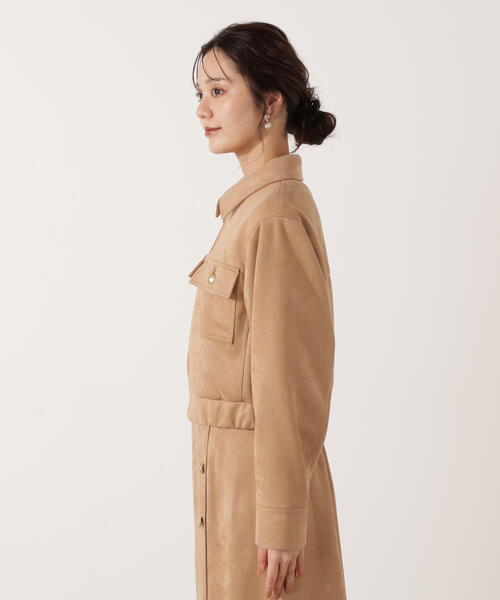 PROPORTION BODY DRESSING(プロポーションボディドレッシング)の「フェイクスエード調ブルゾン / 1215255012(ブルゾン・レディース・ブラウン/ベージュ・MEDIUM/SMALL)」の7枚目の写真