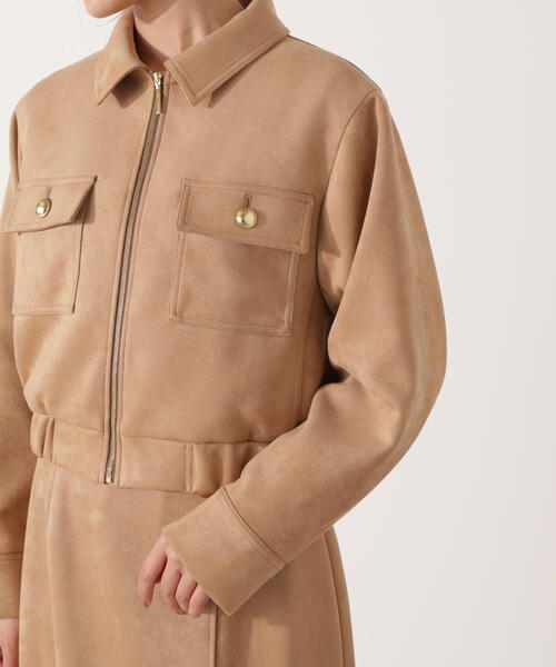 PROPORTION BODY DRESSING(プロポーションボディドレッシング)の「フェイクスエード調ブルゾン / 1215255012(ブルゾン・レディース・ブラウン/ベージュ・MEDIUM/SMALL)」の19枚目の写真