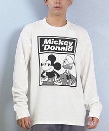 【ムラサキスポーツ限定】DEAR LAUREL/ディアローレル × Disney ディズニー × JM コラボ 長袖 Tシャツ ロンT ミッキー ドナルド DL25F-JM2203