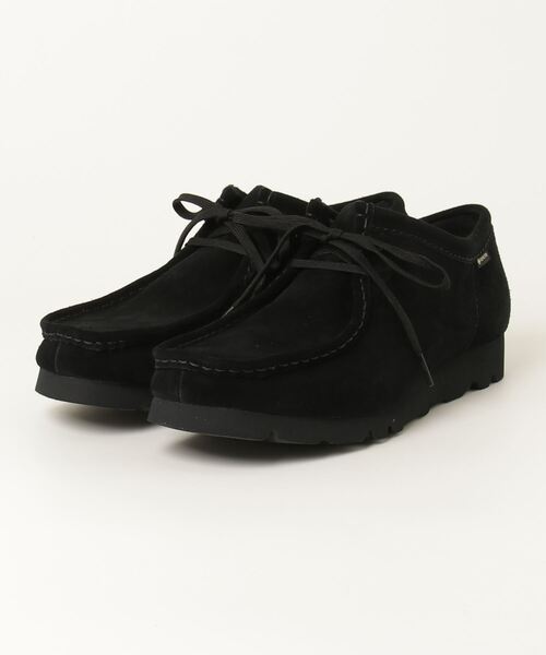Clarks(クラークス)の「クラークスClarksCLARKSORIGINALSクラークスオリジナルスWallabeeGTXBlackSuedeワラビーゴアテックスシューズブラックスウェード26179251(BLACK)(モカシン/デッキシューズ・メンズ・ブラック・28.0cm/UK8.5)」の1枚目の写真