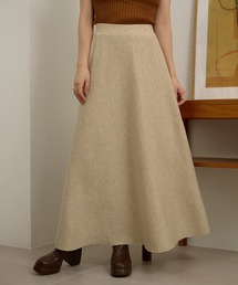 LAULEN | wool blend flare long skirt /ウールブレンドフレアロングスカート(スカート)