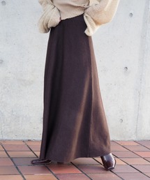 wool blend flare long skirt /ウールブレンドフレアロングスカート