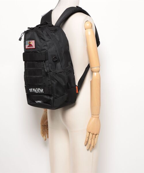 JUGLANS(ユグランス)の「【TOYMACHINE】SK8ER BACKPACK Jr(バックパック/リュック・メンズ・ブラック系その他/ブラック/ライトブラウン・FREE)」の16枚目の写真