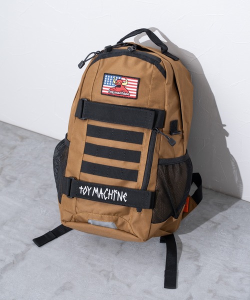 JUGLANS(ユグランス)の「【TOYMACHINE】SK8ER BACKPACK Jr(バックパック/リュック・メンズ・ブラック系その他/ブラック/ライトブラウン・FREE)」の3枚目の写真