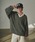 Elanque�i�G�����N�j�́uvolume nep Vneck knit / �{�����[���l�b�vV�l�b�N�j�b�g�i�j�b�g/�Z�[�^�[�j�v�b�J�[�L