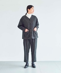 テーパードパンツ tweed