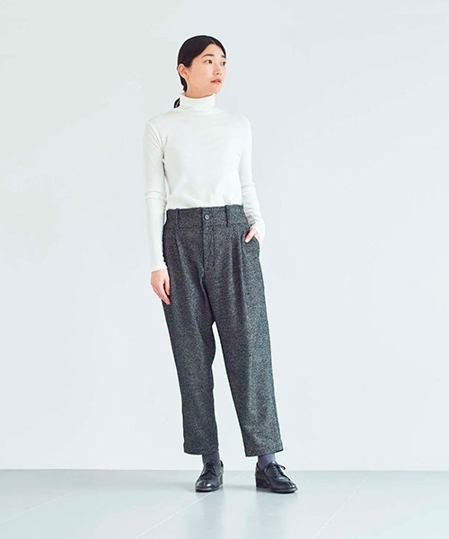 HAU（ハウ）の「テーパードパンツ tweed（その他パンツ・レディース・ブラック・SMALL/MEDIUM）」の2枚目の写真