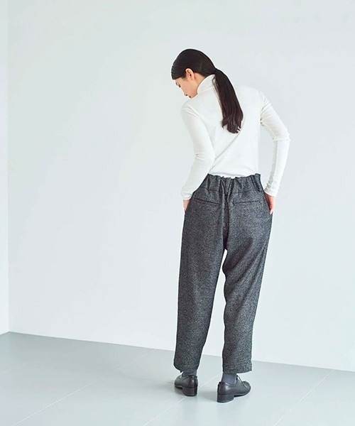 HAU（ハウ）の「テーパードパンツ tweed（その他パンツ・レディース・ブラック・SMALL/MEDIUM）」の3枚目の写真