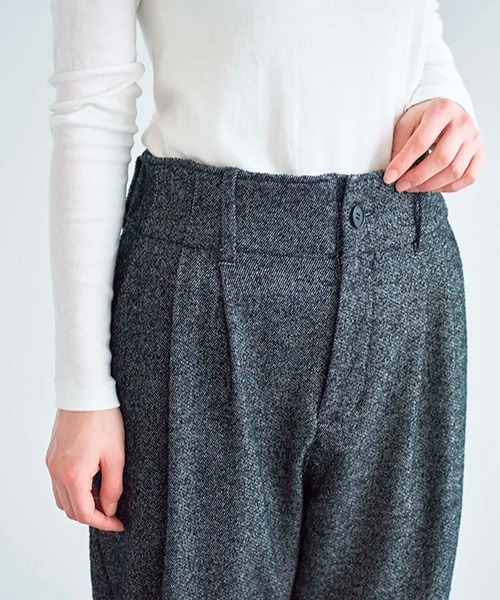 HAU（ハウ）の「テーパードパンツ tweed（その他パンツ・レディース・ブラック・SMALL/MEDIUM）」の6枚目の写真