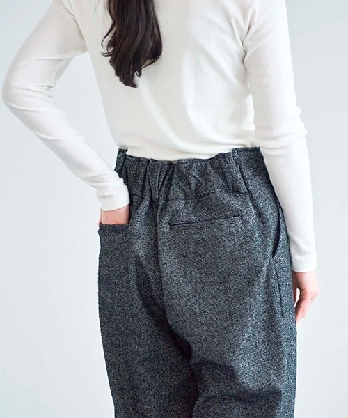 HAU（ハウ）の「テーパードパンツ tweed（その他パンツ・レディース・ブラック・SMALL/MEDIUM）」の9枚目の写真