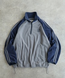 KANGOL（カンゴール）の「【KANGOL/カンゴール】別注 ロゴ刺繍 蓄熱フリース ハーフジップ プルオーバー（スウェット）」