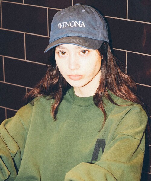 WINONA IDEA ベースボールキャップ IDEA ネイビー 'WINONA' キャップ | SSENSE 日本