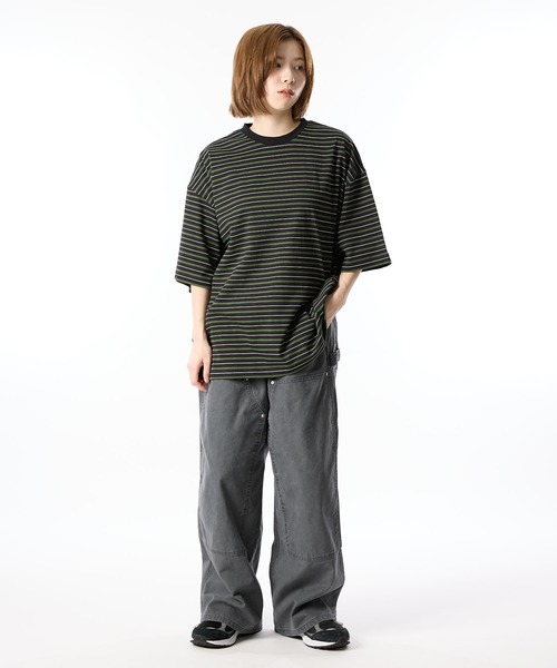 meltum(メルタム)の「DOUBLE KNEE PAINTER PANTS(チノパンツ・メンズ・チャコールグレー/ナチュラル/ブラック・MEDIUM/LARGE)」の4枚目の写真