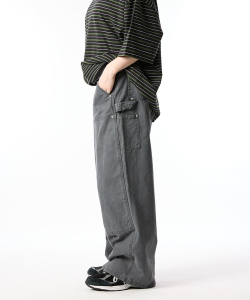 meltum(メルタム)の「DOUBLE KNEE PAINTER PANTS(チノパンツ・メンズ・チャコールグレー/ナチュラル/ブラック・MEDIUM/LARGE)」の5枚目の写真