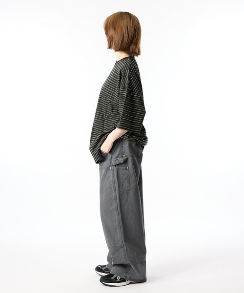 meltum(メルタム)の「DOUBLE KNEE PAINTER PANTS(チノパンツ・メンズ・チャコールグレー/ナチュラル/ブラック・MEDIUM/LARGE)」の6枚目の写真