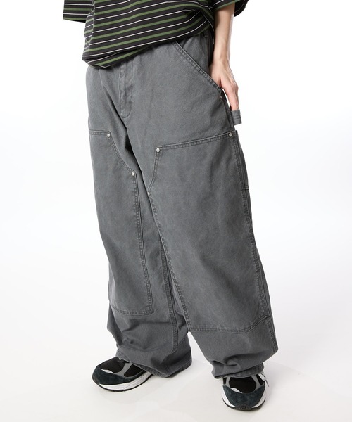 meltum(メルタム)の「DOUBLE KNEE PAINTER PANTS(チノパンツ・メンズ・チャコールグレー/ナチュラル/ブラック・MEDIUM/LARGE)」の12枚目の写真