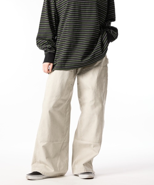 meltum(メルタム)の「DOUBLE KNEE PAINTER PANTS(チノパンツ・メンズ・チャコールグレー/ナチュラル/ブラック・MEDIUM/LARGE)」の19枚目の写真