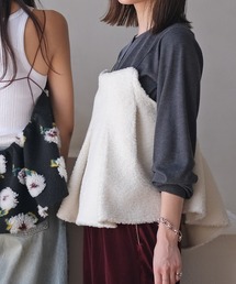 AKTE | ボアキャミソール(シャツ/ブラウス)