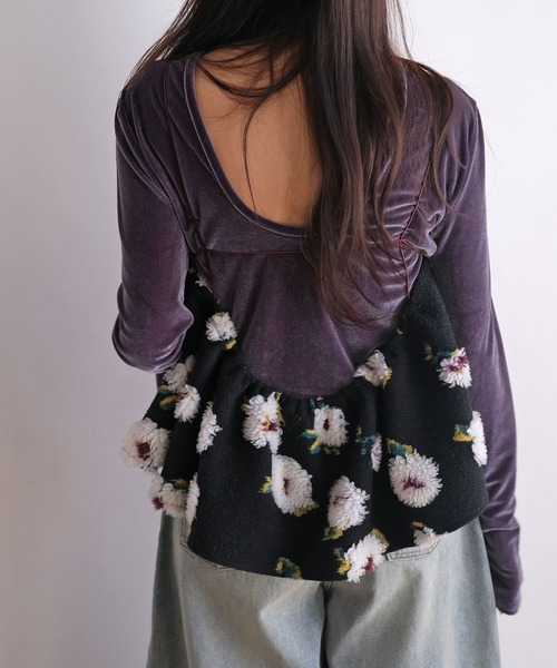 AKTE（アクテ）の「ボアキャミソール（シャツ/ブラウス）」 - WEAR