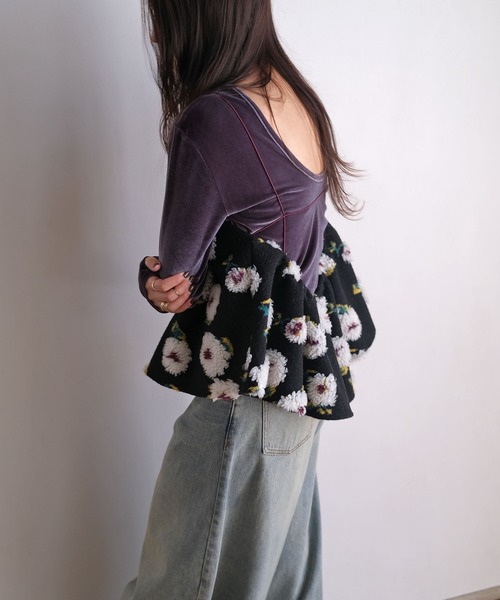 AKTE（アクテ）の「ボアキャミソール（シャツ/ブラウス）」 - WEAR