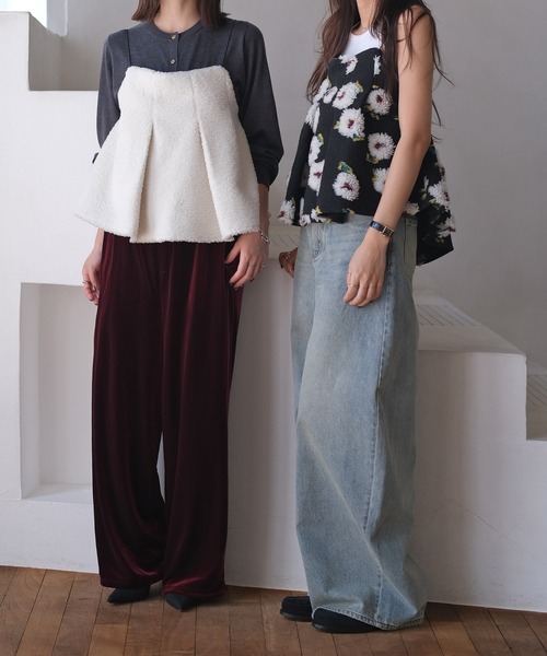 ボアキャミソール（シャツ/ブラウス）｜AKTE（アクテ）のファッション