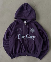 WISH FOR EVER（ウィッシュフォーエバー）の「【 9color / 3size 】GAME LOGO HEAVY WEIGHT DOUBLE ZIP HOODIE / ゲームロゴヘビーウェイトダブルジップフーディ（パーカー）」
