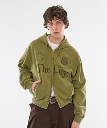 WISH FOR EVER（ウィッシュフォーエバー）の「【 9color / 3size 】GAME LOGO HEAVY WEIGHT DOUBLE ZIP HOODIE（パーカー）」