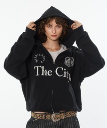 WISH FOR EVER(EBbVtH[Go[)GAME LOGO HEAVY WEIGHT DOUBLE ZIP HOODIE / Q[Swr[EFCg_uWbvt[fB(p[J[)