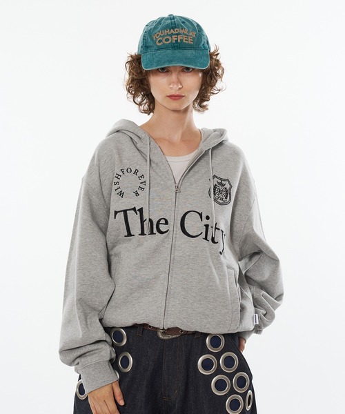 GAME LOGO HEAVY WEIGHT DOUBLE ZIP HOODIE / ゲームロゴ