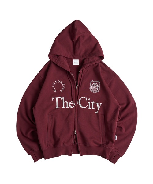 GAME LOGO HEAVY WEIGHT DOUBLE ZIP HOODIE / ゲームロゴ