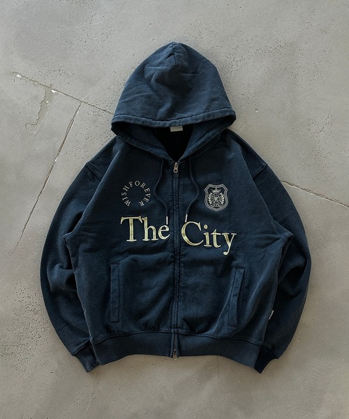 9color / 3size 】GAME LOGO HEAVY WEIGHT DOUBLE ZIP HOODIE