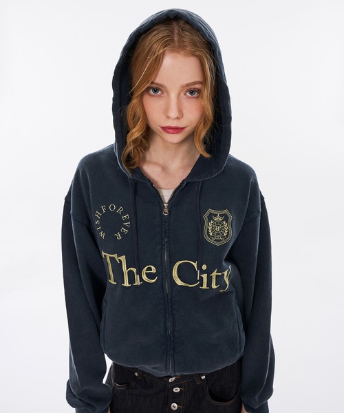 9color / 3size 】GAME LOGO HEAVY WEIGHT DOUBLE ZIP HOODIE