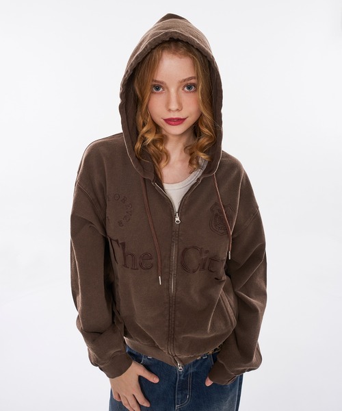 9color / 3size 】GAME LOGO HEAVY WEIGHT DOUBLE ZIP HOODIE