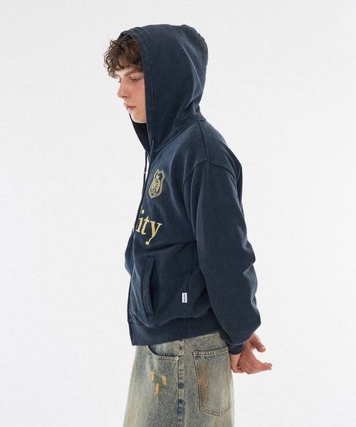 9color / 3size 】GAME LOGO HEAVY WEIGHT DOUBLE ZIP HOODIE