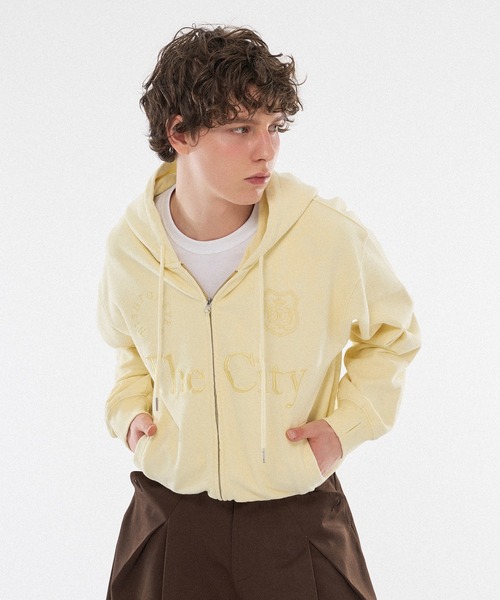 9color / 3size 】GAME LOGO HEAVY WEIGHT DOUBLE ZIP HOODIE