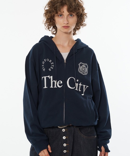 最終値下げ！タグ付き未使用　エトレトウキョウ　2wayフーディパーカーネイビー ETRE TOKYO（エトレトウキョウ）の「2ピースフーディー