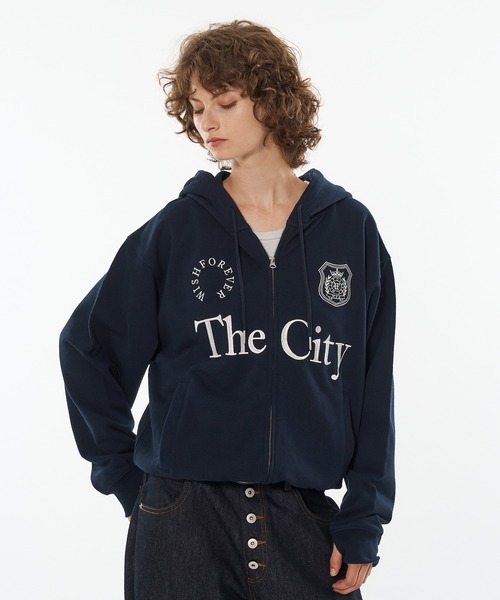 WISH FOR EVER（ウィッシュフォーエバー）の「【 9color / 3size 】GAME LOGO HEAVY WEIGHT DOUBLE ZIP HOODIE（パーカー・メンズ・グレー/ネイビー/レッド/バーガンディー/ライトグレー/ブラック/ブラウン系/チャコールグレー/ネイビー系・SMALL/MEDIUM/LARGE）」の22枚目の写真