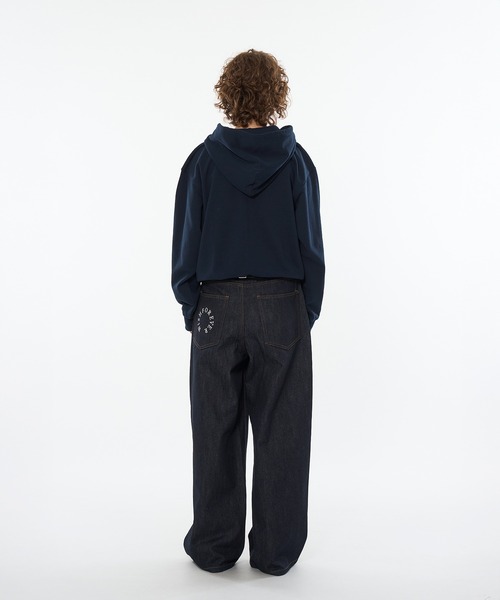 WISH FOR EVER（ウィッシュフォーエバー）の「【 9color / 3size 】GAME LOGO HEAVY WEIGHT DOUBLE ZIP HOODIE（パーカー・メンズ・グレー/ネイビー/レッド/バーガンディー/ライトグレー/ブラック/ブラウン系/チャコールグレー/ネイビー系・SMALL/MEDIUM/LARGE）」の17枚目の写真