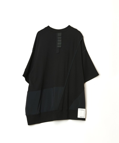 Maison ULA（メゾンウラ）の「【Maison ULA】ポケットコンビネーションTシャツ（Tシャツ/カットソー・メンズ・ブラック/オフホワイト・1/2）」の18枚目の写真