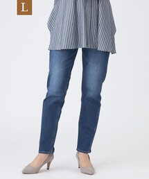 【L】【マシンウォッシャブル】ストレッチデニムパンツ