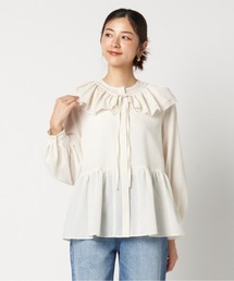 DETACHABLE FRILL BLOUSE