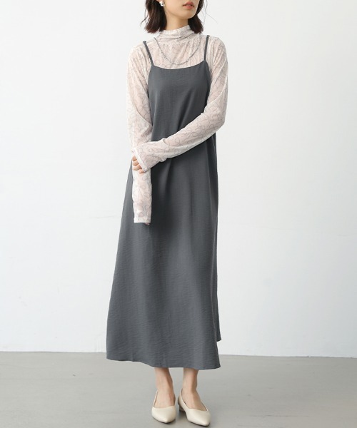 オールインワンスカートワンピース