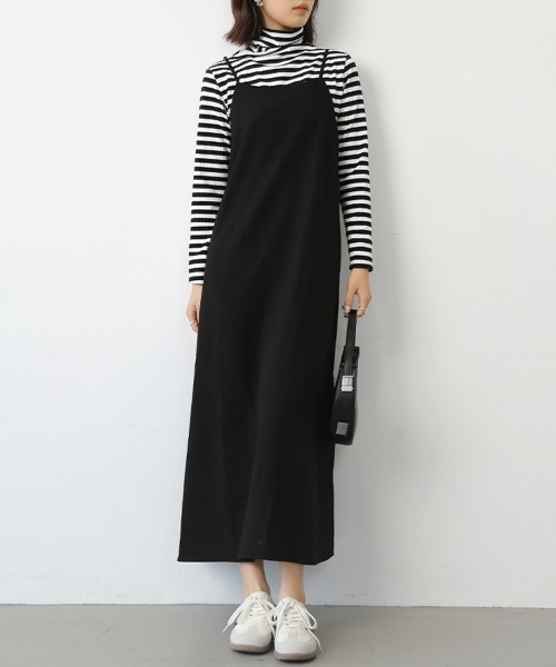 オールインワンスカートワンピース
